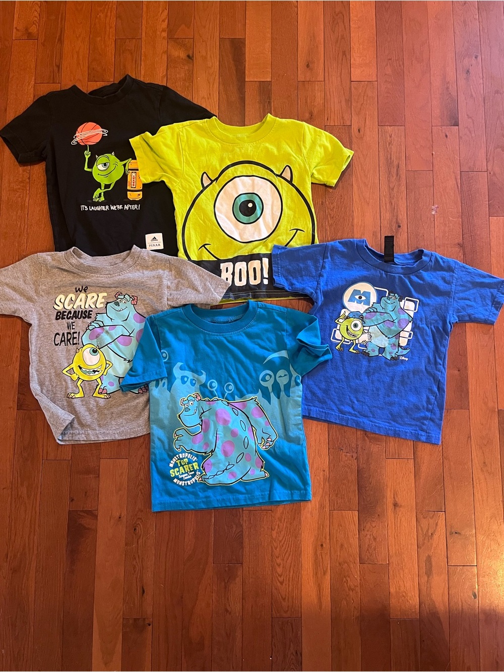 Monsters Inc T-shirt Lot